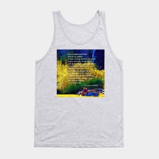 Love Is Patient - Couple In The Park Tank Top